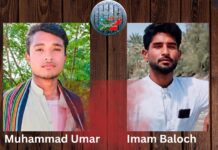 Two Baloch Brothers Arbitrarily Detained and Killed in Custody by Pakistani ForcesKECH, Balochistan :In a tragic incident, two brothers, Imam and Muhammad Umar, sons of Muhammad Ilyas, were extrajudicially killed by Pakistani military forces after being taken into custody.The victims, residents of Mand Shaban Bazar who worked as laborers in Jiwani, were traveling back home on Friday, July 10, 2026. According to local witnesses, their motorcycle ran out of fuel near Balicha Cross in Kech, forcing them to stop. While waiting, a passing commuter agreed to bring them petrol; however, upon his return, he witnessed military personnel surrounding the brothers and heard immediate gunfire. The bullet-riddled bodies of the two young men were subsequently handed over by the police to their grieving relatives and buried today in their ancestral graveyard in Soro, Mand.The International Voice for Baloch Missing Persons (IVBMP) strongly condemns this horrific custodial execution. We call on international human rights bodies to urgently investigate this blatant war crime and hold the security forces accountable for target killings across Baloch